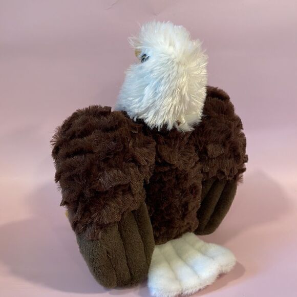 Wild Republic Bald Eagle Soft Brown White Plush Stuffed Animal 9" excellent use… - Picture 3 of 8